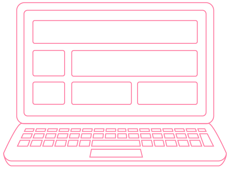 ノートパソコンのイラスト